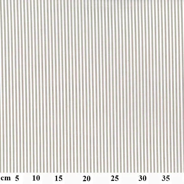 Hovedbilde Garnfarget stripe  3 mm sand-hvit kjøkkenruter