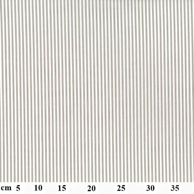 Hovedbilde Garnfarget stripe  3 mm sand-hvit kjøkkenruter
