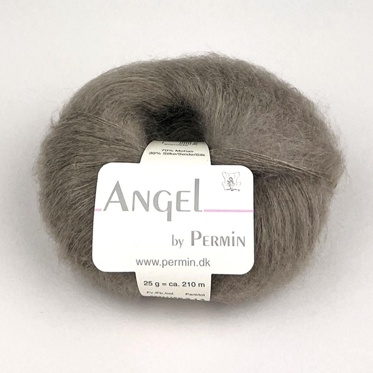 Angel Silk Mohair 116 Sandstein mørk, grålig beige